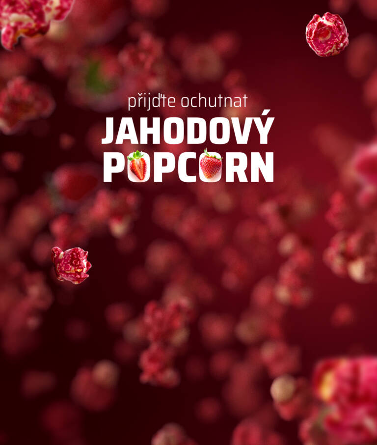 Nová příchuť popcornu na našich barech!