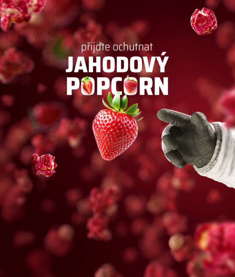 Nová příchuť popcornu na našich barech!